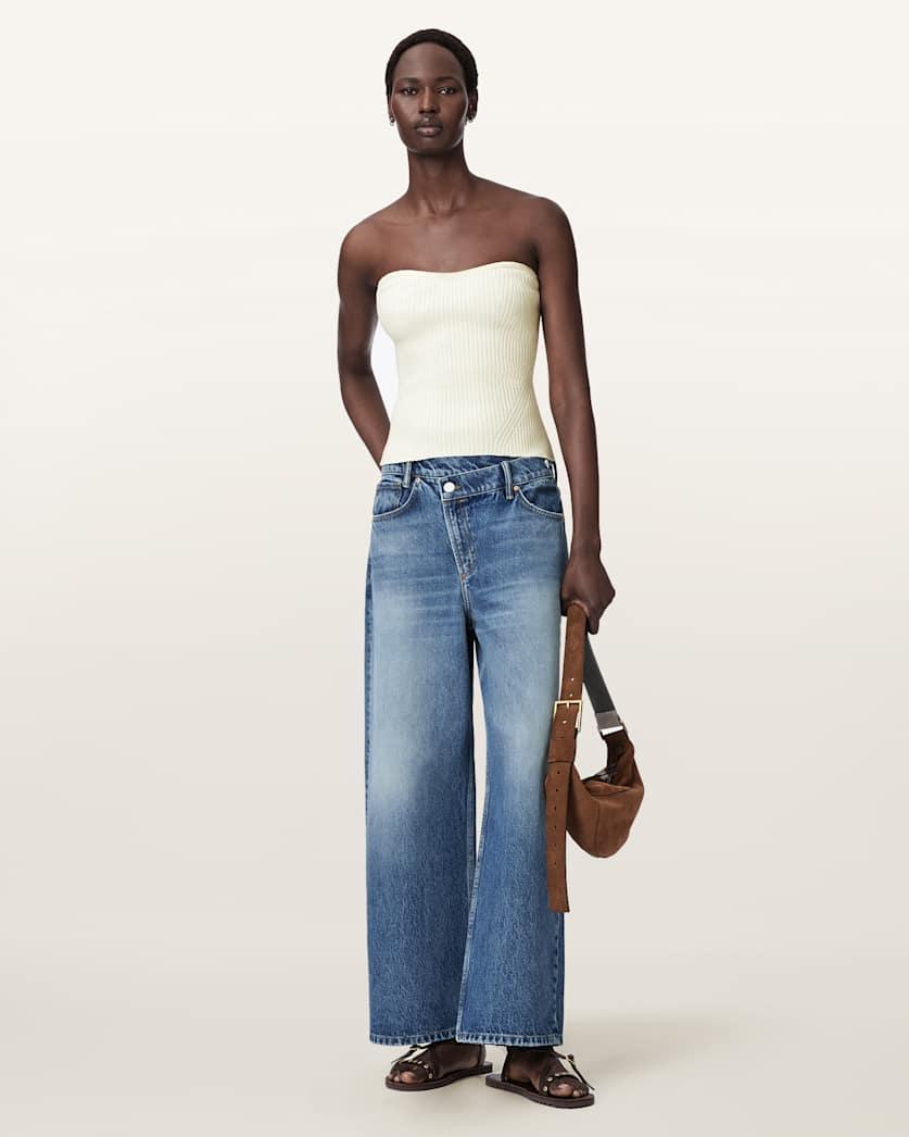 Cruz Bandeau Slim Fit Top by ALLSAINTS