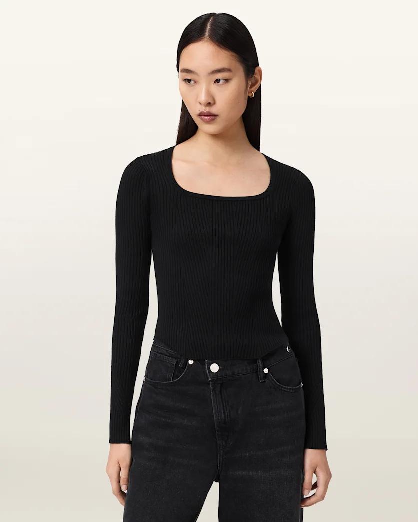 Cruz Hally Knitted Fitted Jumper by ALLSAINTS