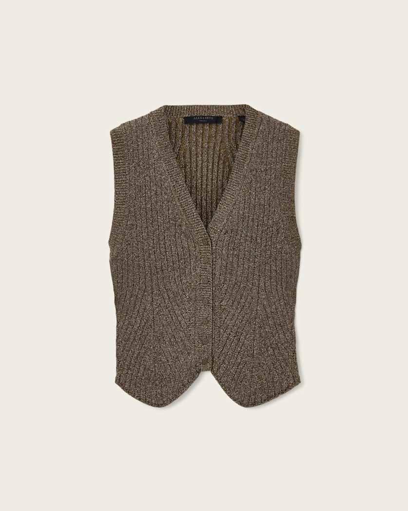 Cruz Shine Slim Fit Vest by ALLSAINTS