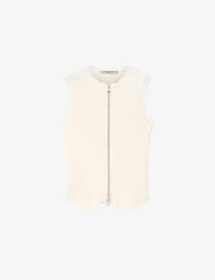 Cruz Zip-Up Knitted Waistcoat by ALLSAINTS