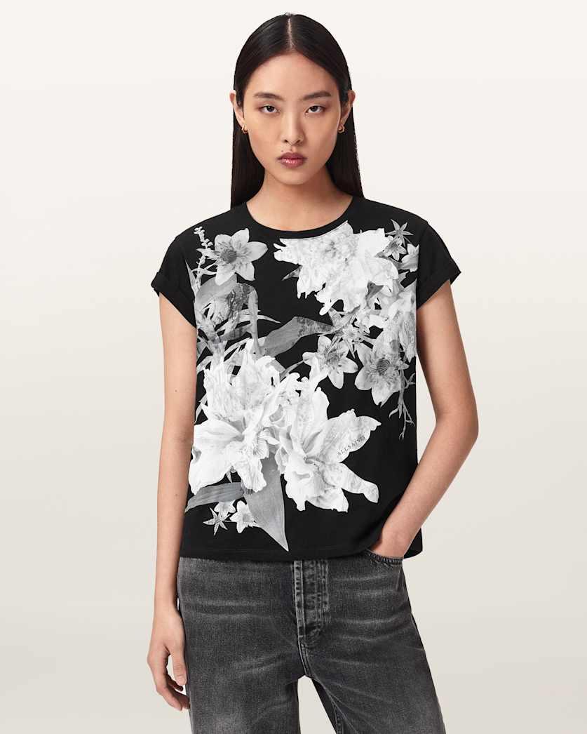 Crystal Anna Floral T-Shirt by ALLSAINTS
