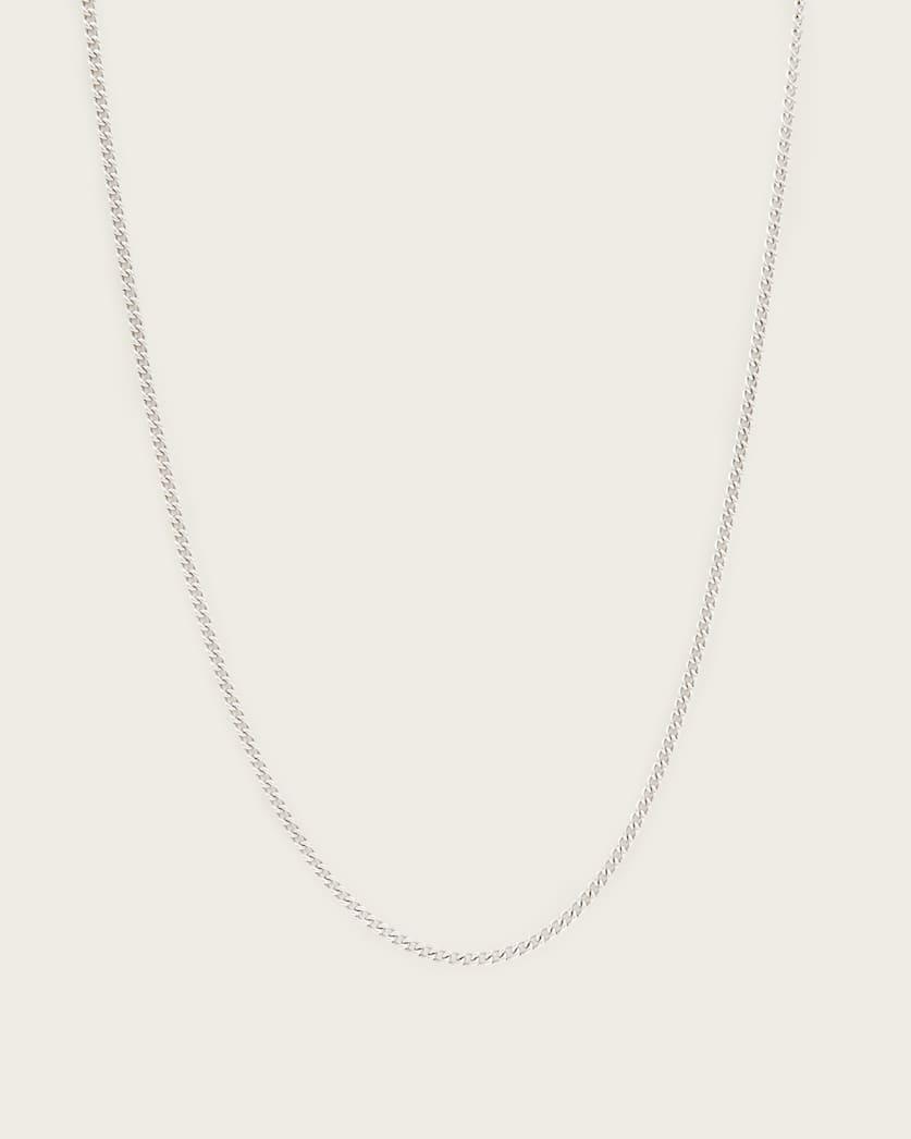 Curb Sterling Silver Chain Necklace by ALLSAINTS