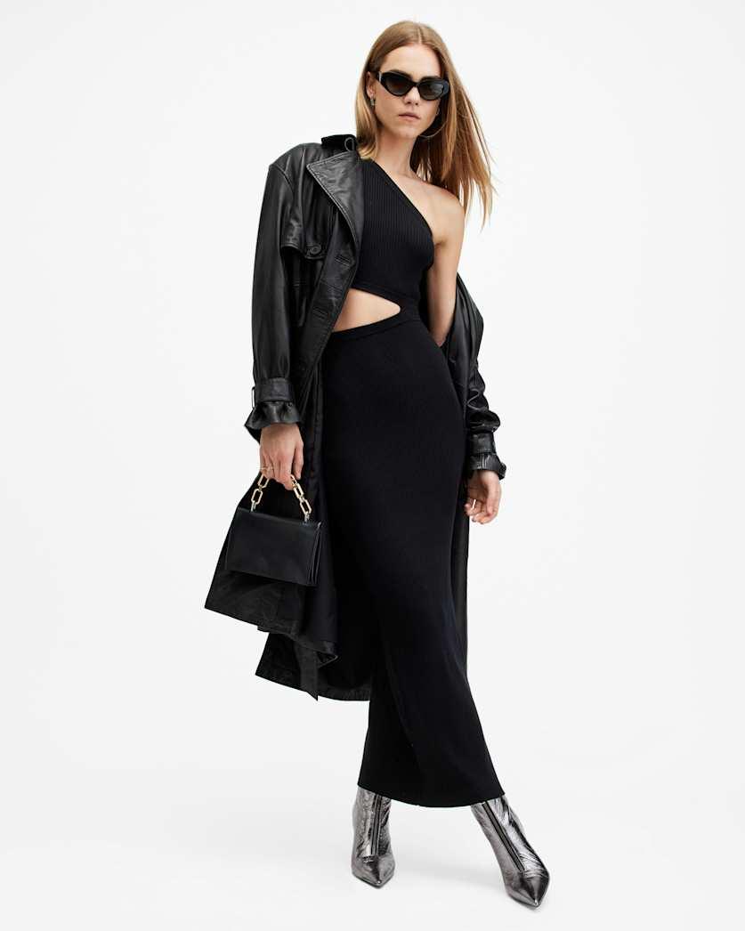 Daisy One Shoulder Cut Out Maxi Dress by ALLSAINTS