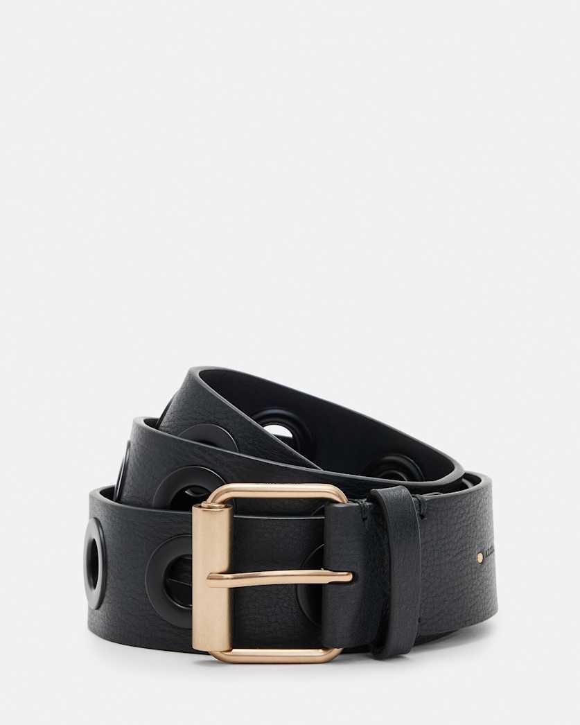 Dani Matte Leather Belt by ALLSAINTS