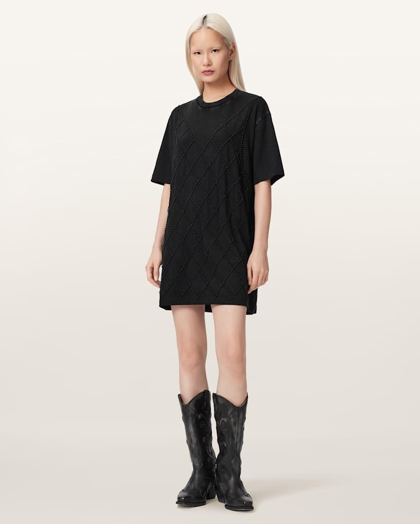 Darcey Relaxed Fit Mini T-Shirt Dress by ALLSAINTS