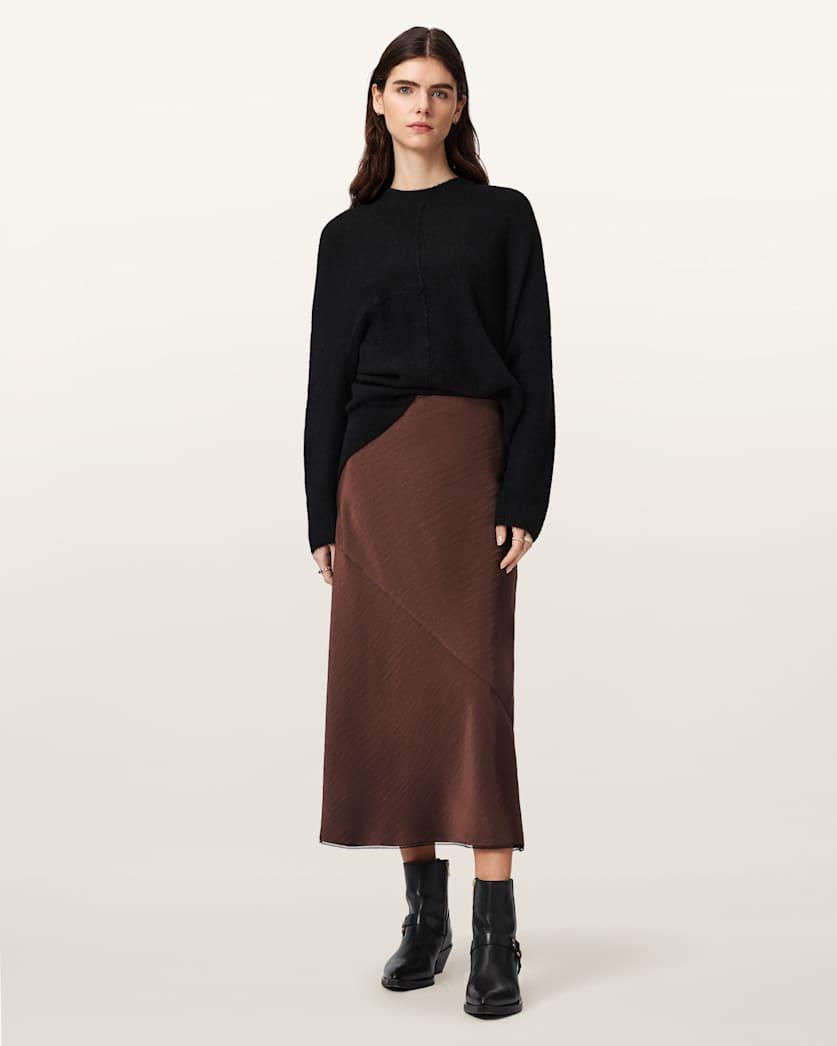 Darya Bias Cut Maxi Skirt by ALLSAINTS