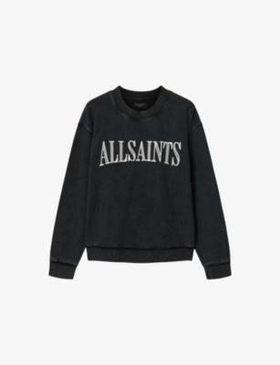Dash Logo-Print Cotton Sweatshirt by ALLSAINTS