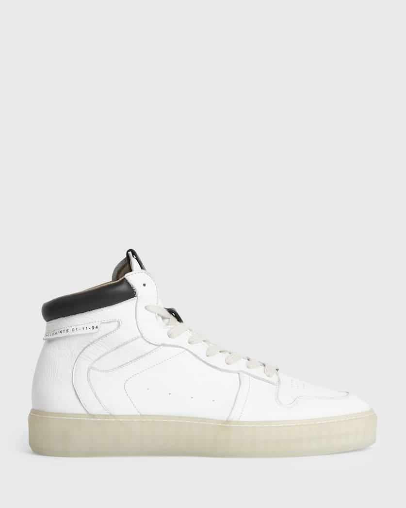 Davian High Top Leather Trainers by ALLSAINTS