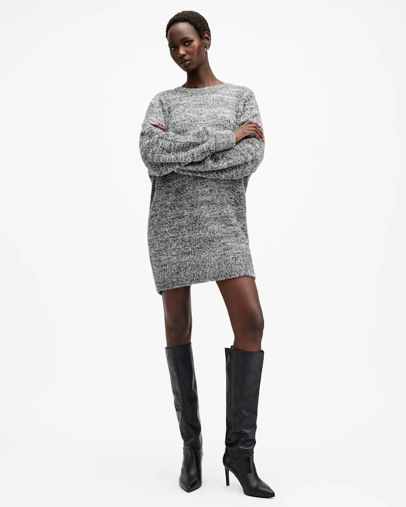 Dazzle Oversized Jumper Dress by ALLSAINTS