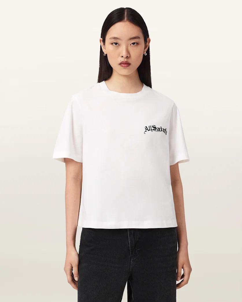 Descent Lisa Short Sleeve Boxy T-Shirt by ALLSAINTS