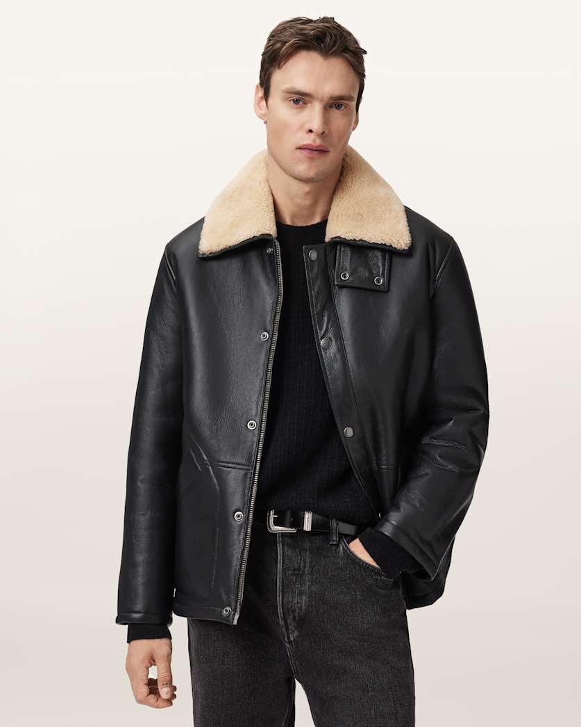 Deunia Shearling Coat by ALLSAINTS