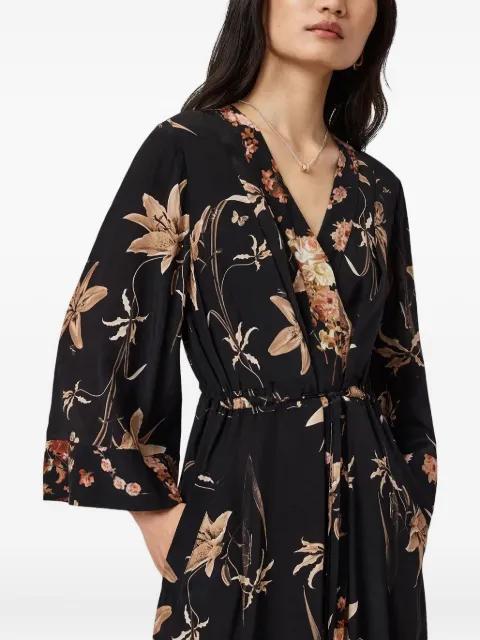 Diana floral-pattern midi dress by ALLSAINTS
