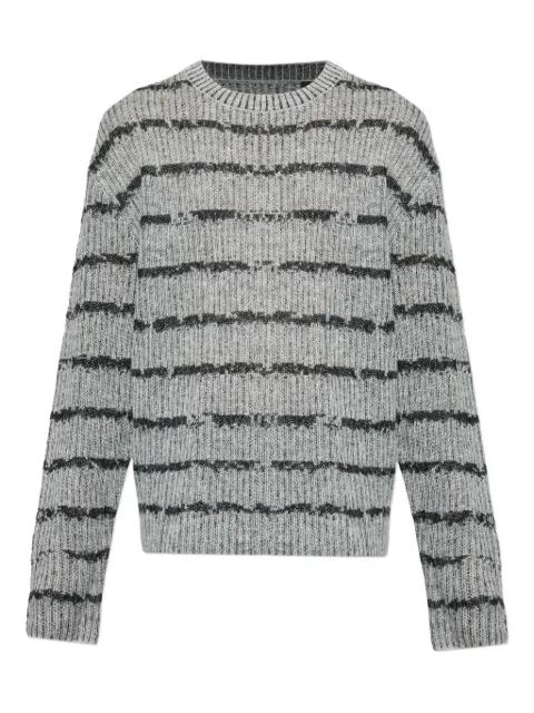 Dissolved striped sweater by ALLSAINTS
