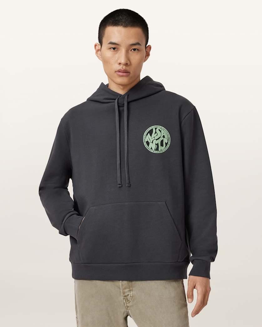 Distortion Graphic Hoodie by ALLSAINTS