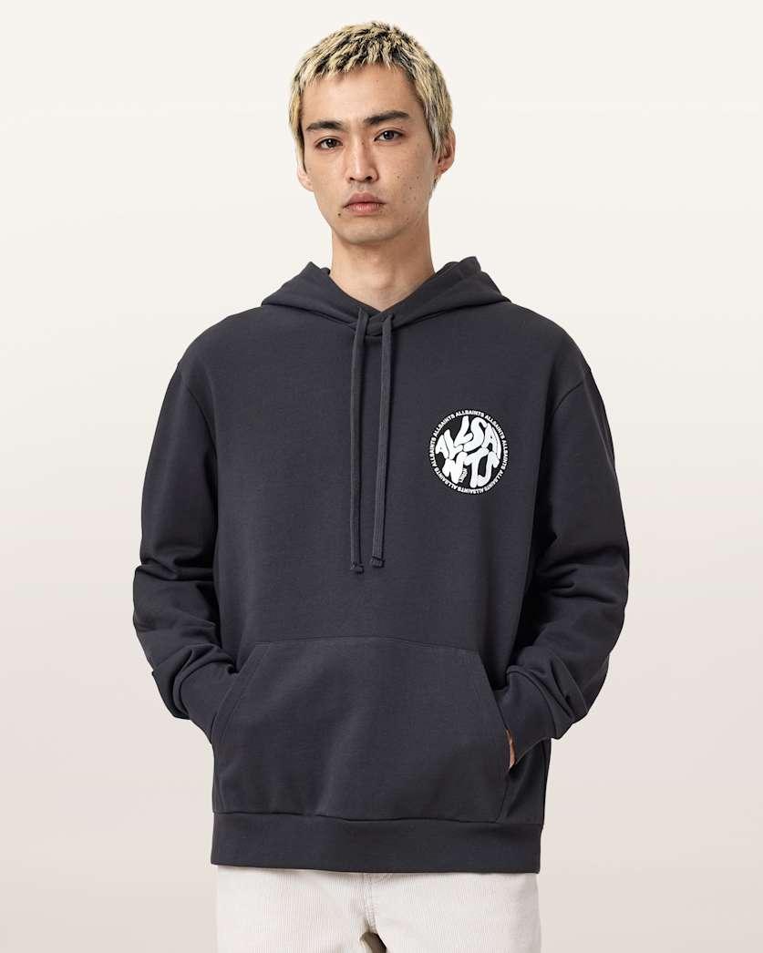 Distortion Graphic Hoodie by ALLSAINTS