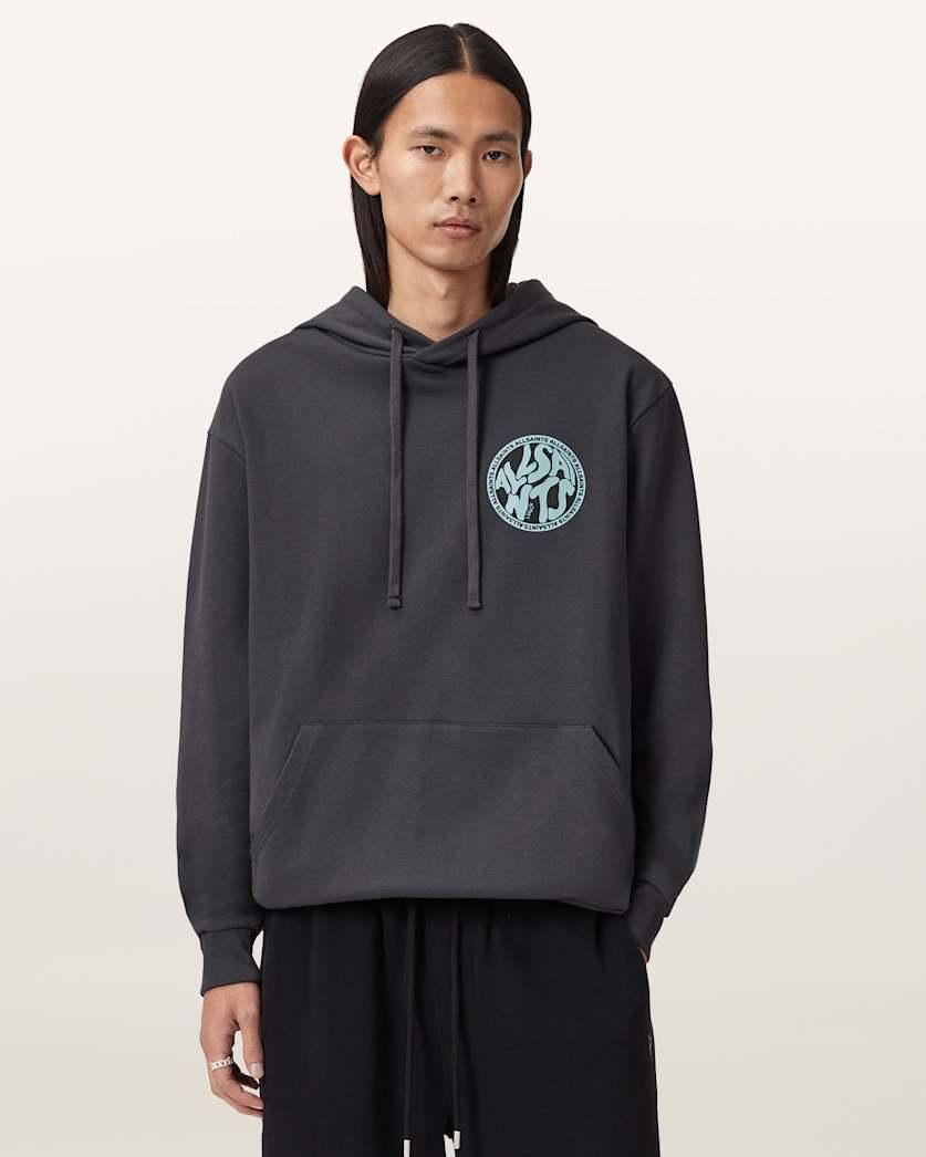 Distortion Graphic Hoodie by ALLSAINTS