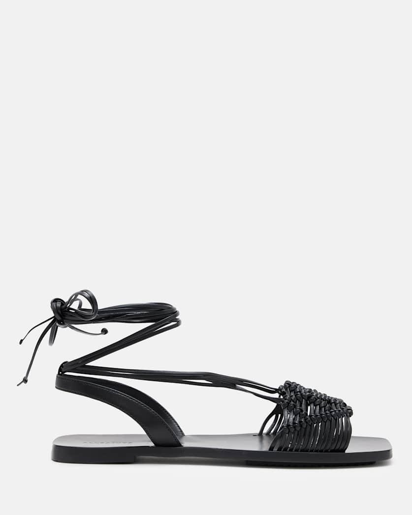 Donna Leather Rope Strappy Sandals by ALLSAINTS