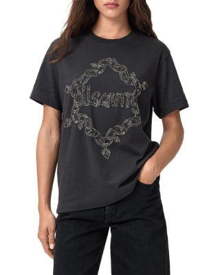 Drip Embellished Boyfriend Tee by ALLSAINTS