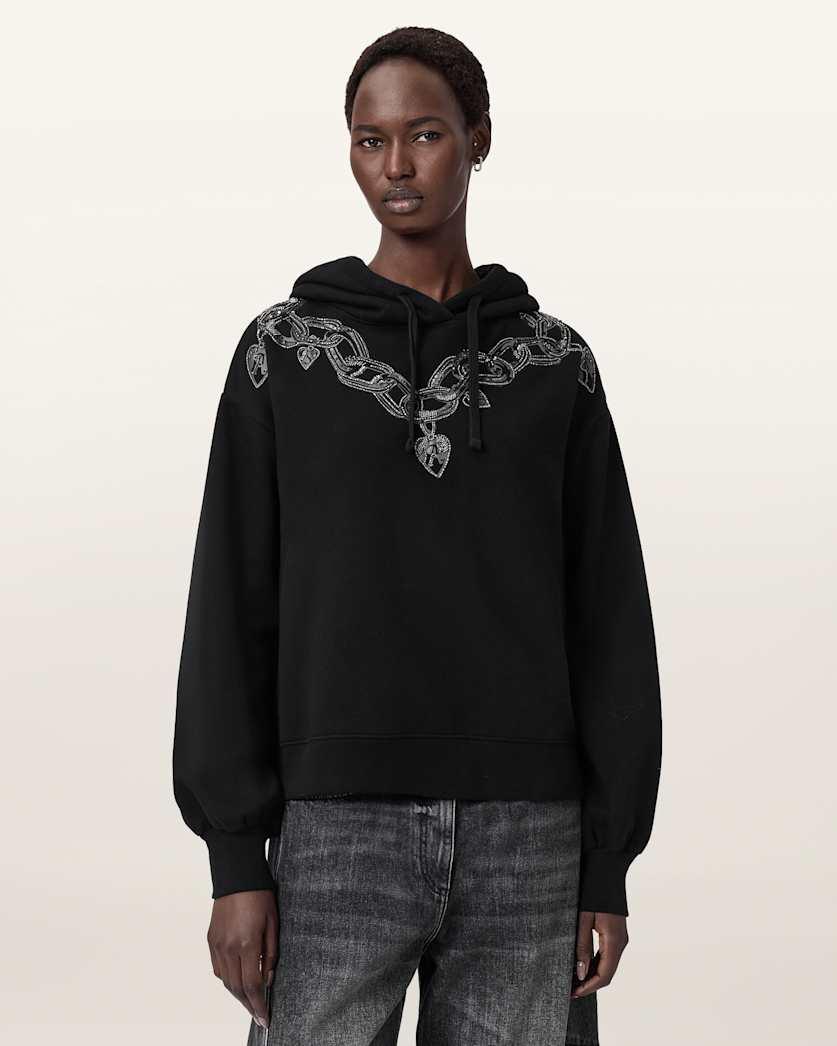Drip Rihan Oversized Hoodie by ALLSAINTS