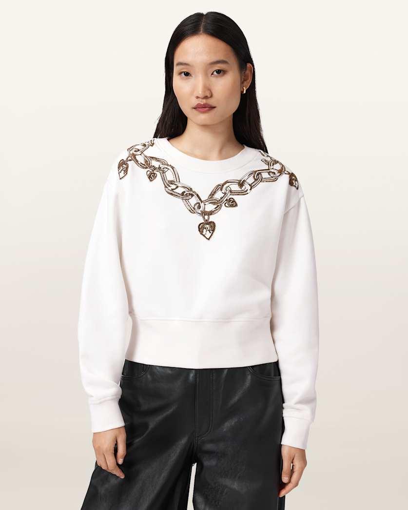 Drip Separo Embellished Sweatshirt by ALLSAINTS