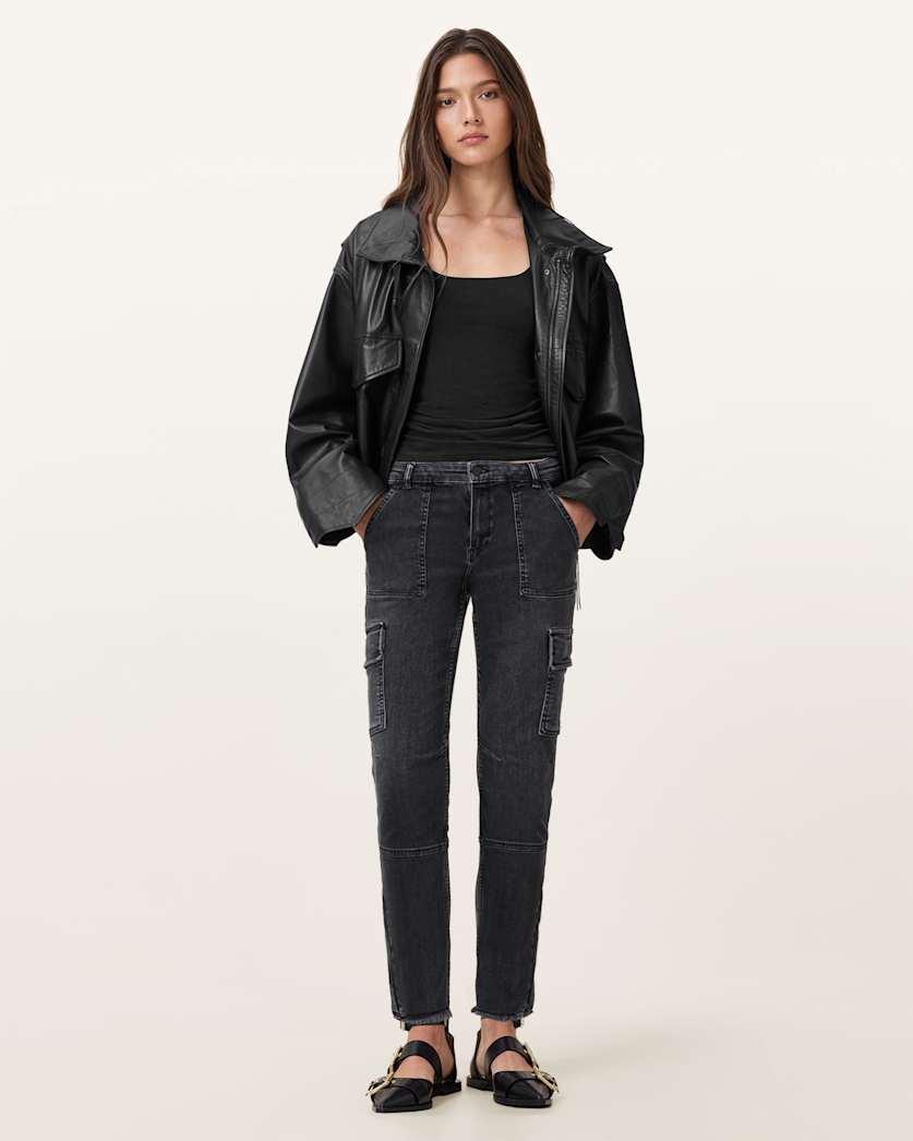 Duran Skinny Denim Cargo Jeans by ALLSAINTS