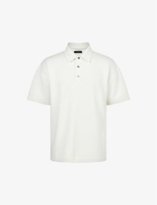 Easton oversized organic cotton-blend polo shirt by ALLSAINTS