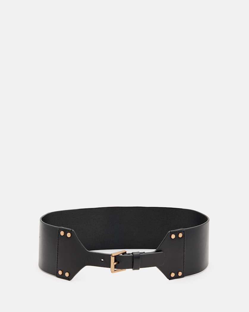 Eden Studded Leather Waist Belt by ALLSAINTS