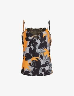 Eldia Alessandra floral-print recycled-polyester camisole by ALLSAINTS