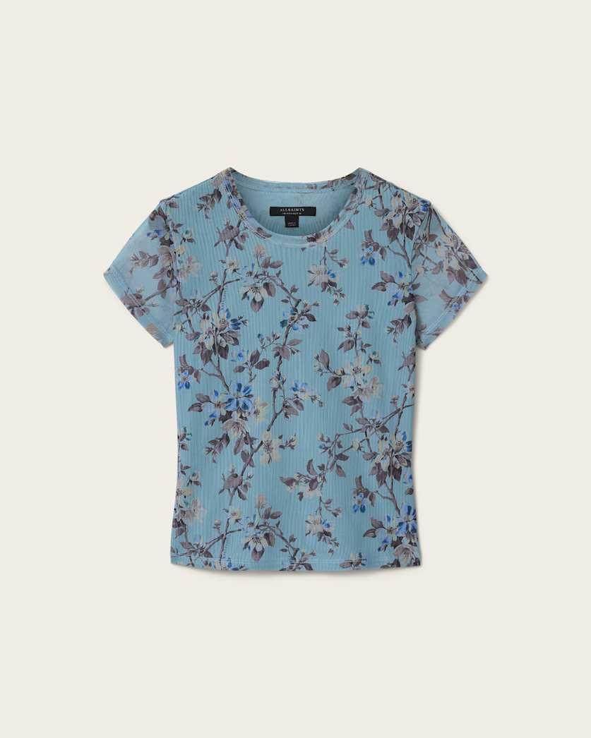 Ellie Slim Fit Mesh T-Shirt by ALLSAINTS