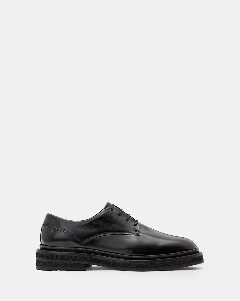 Escher Leather Lace Up Shoes by ALLSAINTS