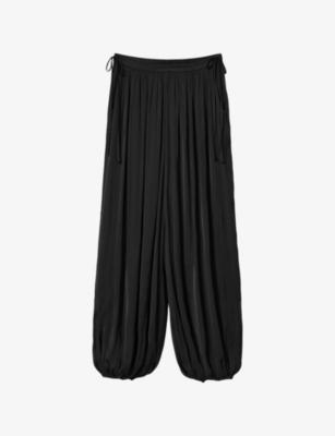 Eshe Balloon-Leg Satin Trousers by ALLSAINTS