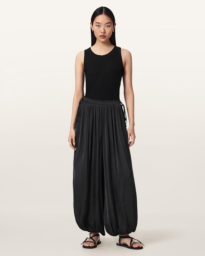 Eshe Loose Fit Satin Trousers by ALLSAINTS