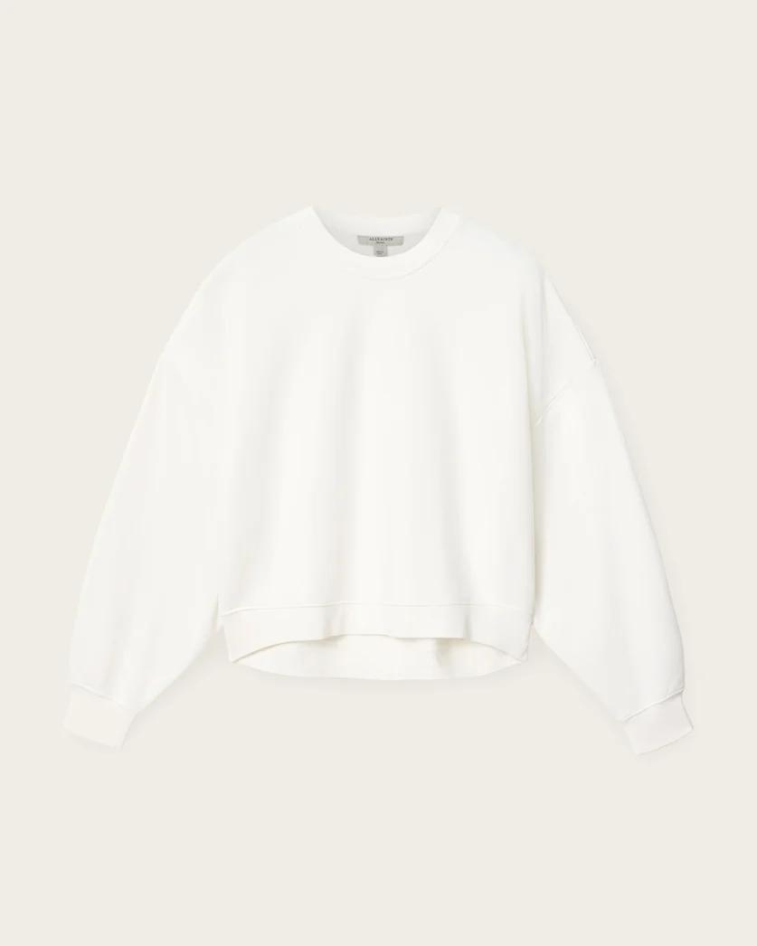 Esme Lila Oversized Long Sleeve Sweatshirt by ALLSAINTS