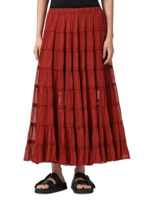 Eva Tiered Maxi Skirt by ALLSAINTS
