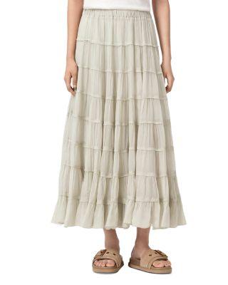 Eva Tiered Maxi Skirt by ALLSAINTS