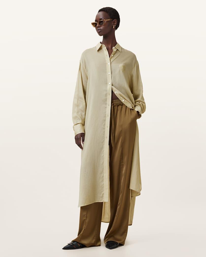Ezra Maxi Shirt Dress by ALLSAINTS
