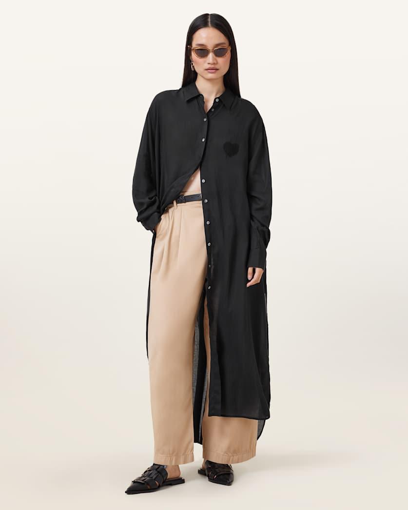 Ezra Maxi Shirt Dress by ALLSAINTS