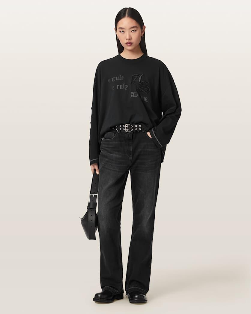 Fable Mid Rise Bootcut Denim Jeans by ALLSAINTS