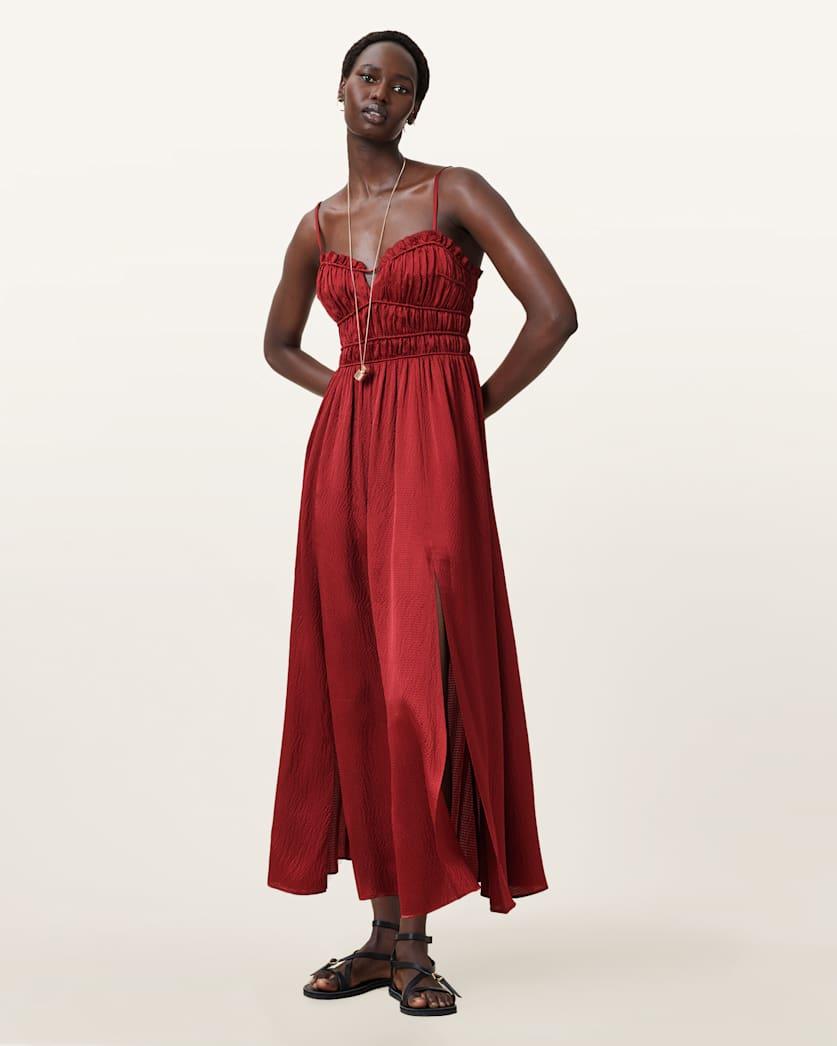 Faelyn Silk Maxi Dress by ALLSAINTS