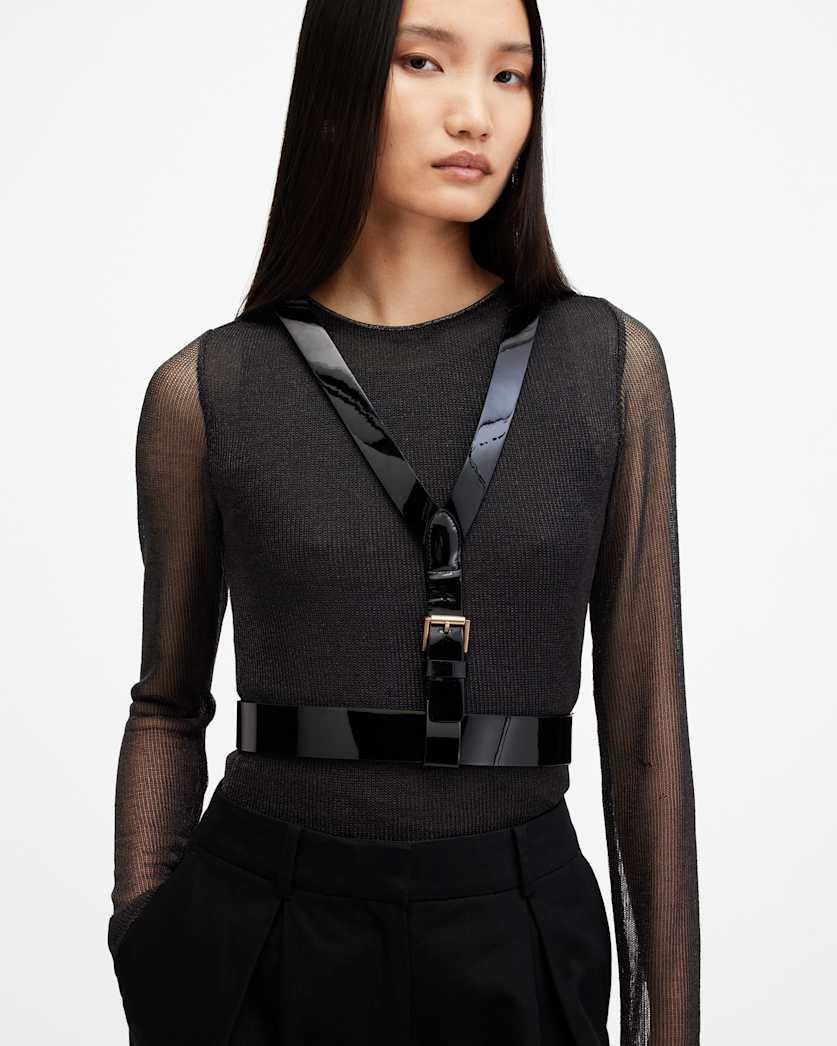Faye Leather Body Harness by ALLSAINTS