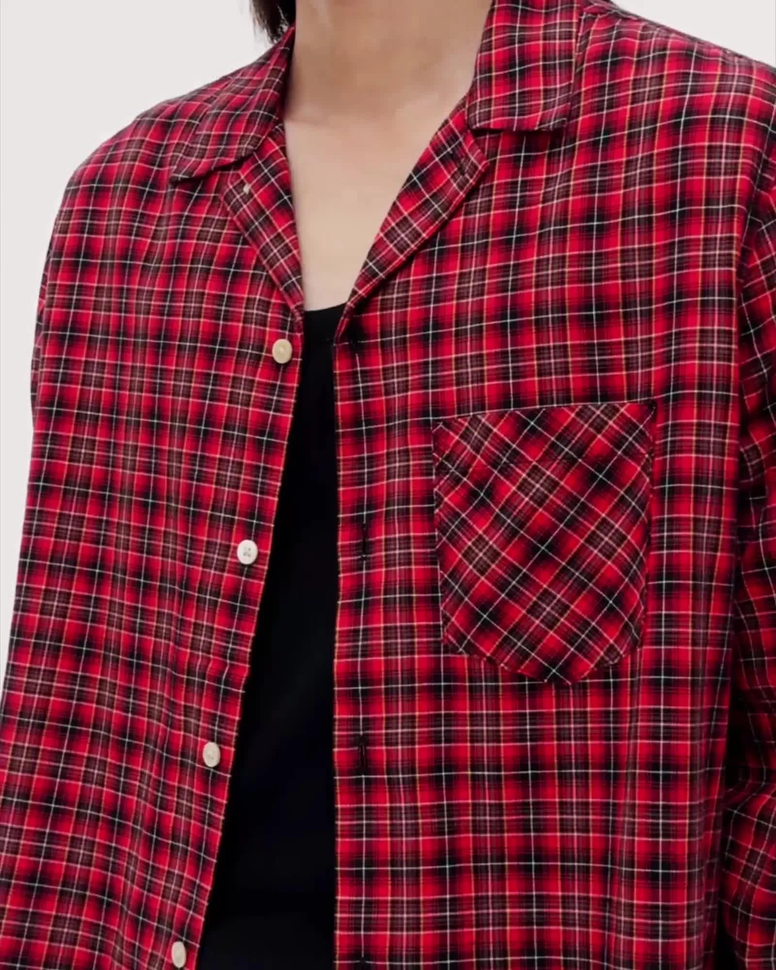 Felix Check Long Sleeve Shirt by ALLSAINTS