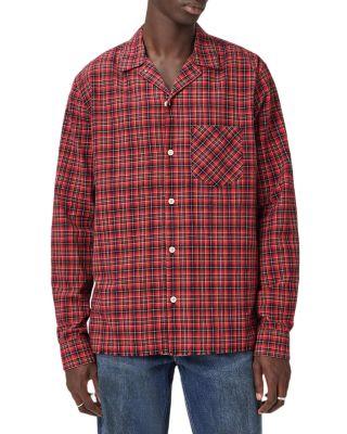 Felix Relaxed Fit Printed Button Front Shirt by ALLSAINTS