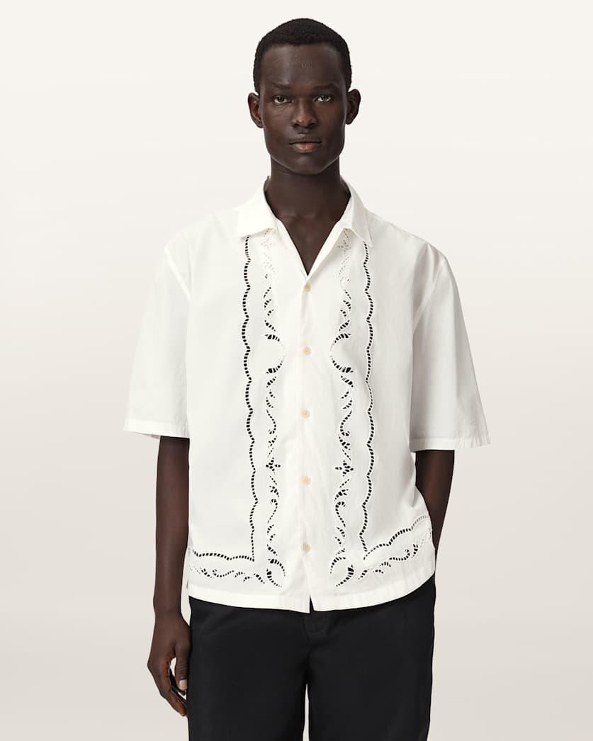 Field Oversized Short Sleeve Cotton Shirt by ALLSAINTS