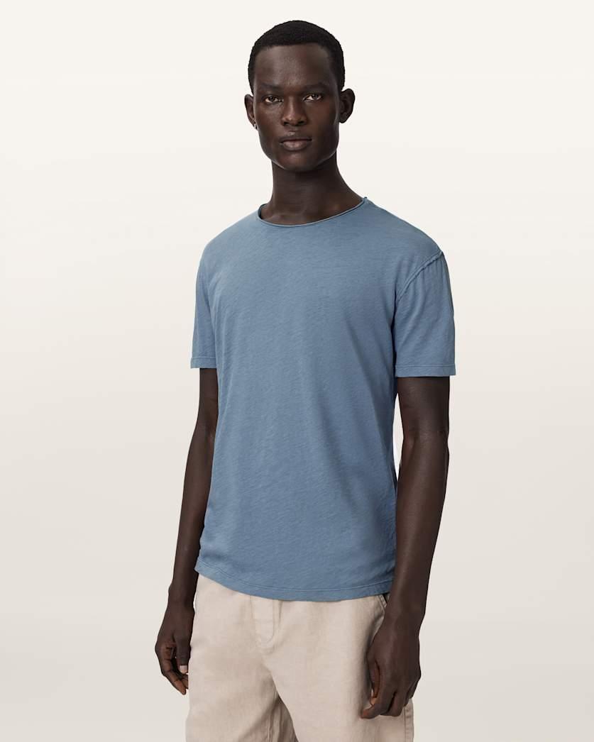 Figure Crew Neck Raw Edge T-Shirt by ALLSAINTS
