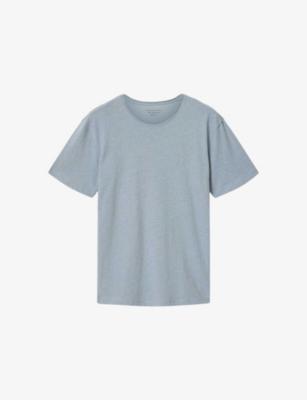 Flax Crewneck Short-Sleeve Cotton and Linen T-Shirt by ALLSAINTS