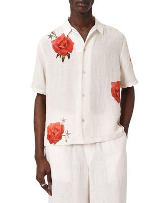 Fleur Fazed Short Sleeve Shirt by ALLSAINTS