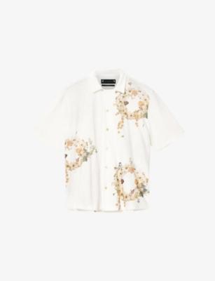 Fleur Lis Floral-Print Cotton Shirt by ALLSAINTS