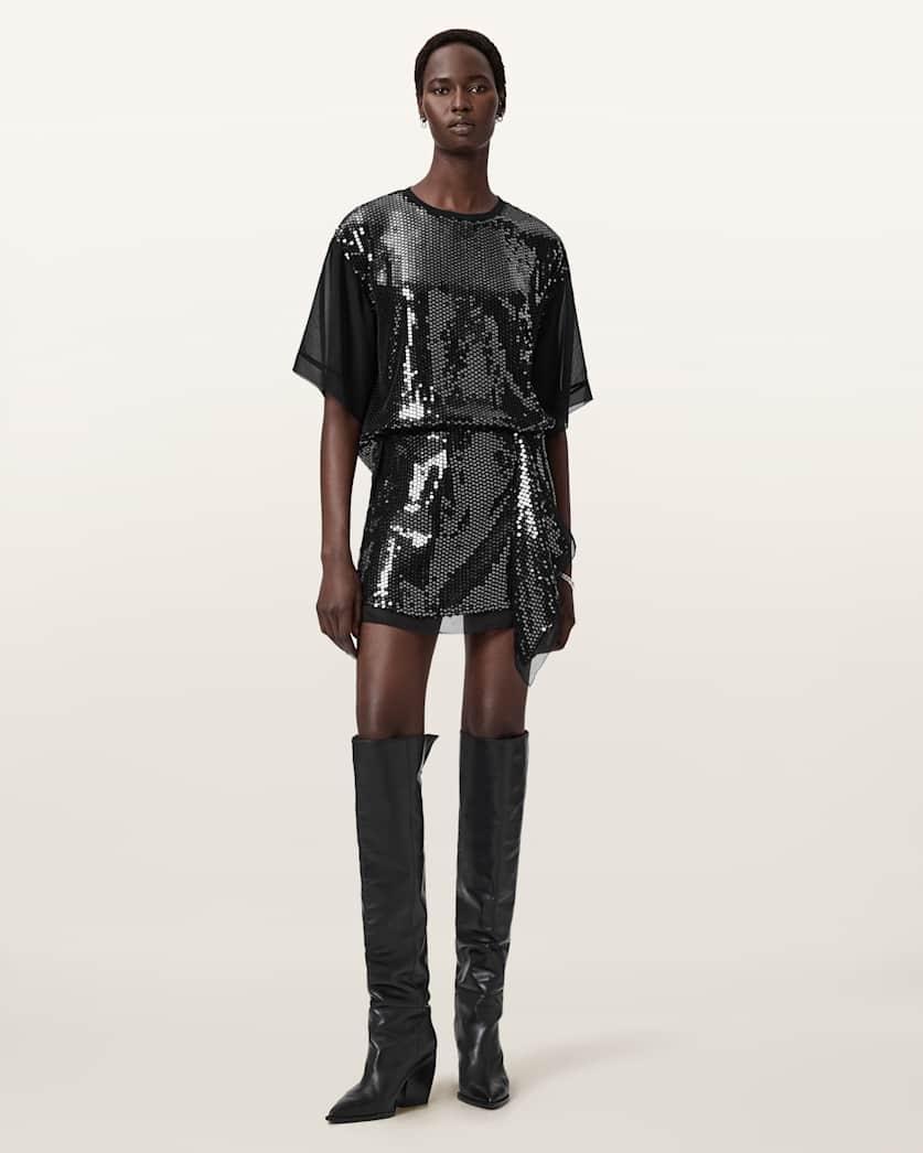 Fonsie Embellished Short Skirt by ALLSAINTS