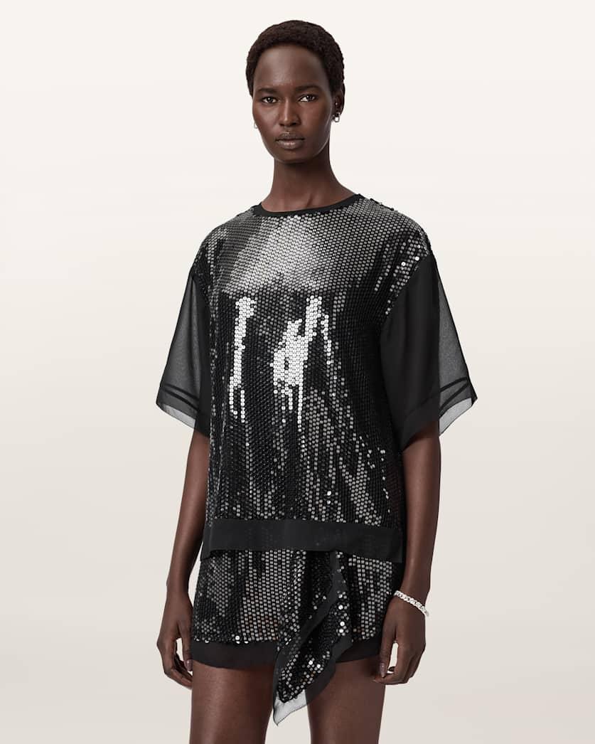 Fonsie Embellished T-Shirt by ALLSAINTS