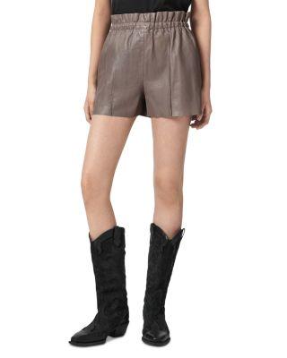 Fran Leather Shorts by ALLSAINTS